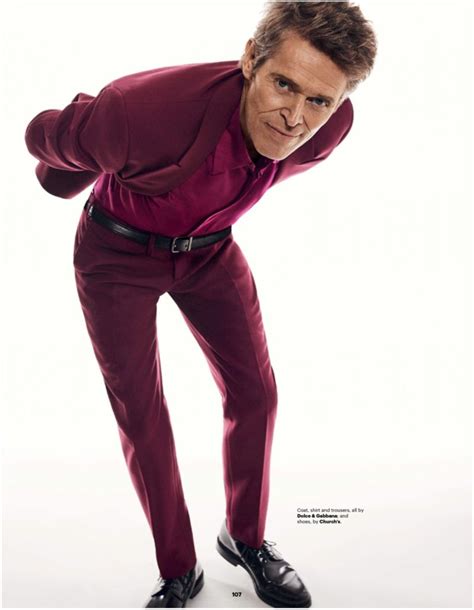 willem dafoe modelling.